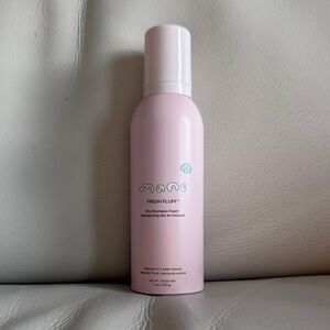 Mane Fresh Fluff Dry Shampoo Foam - Pale Pink Bottle